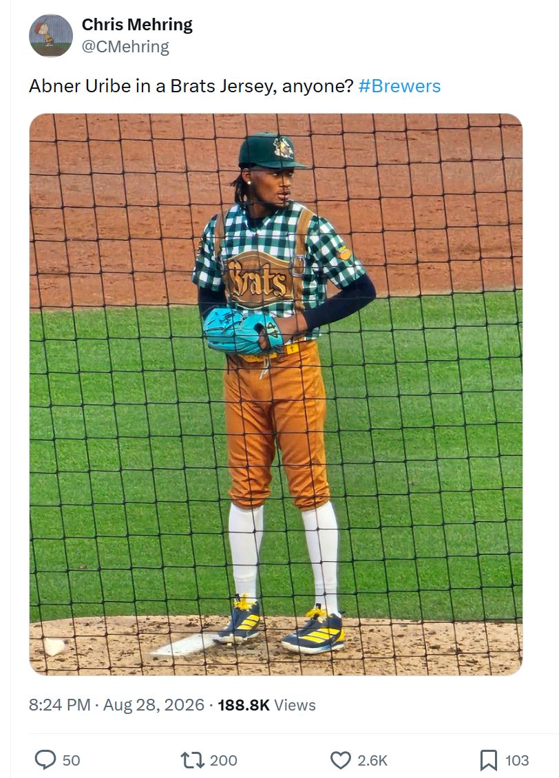 Mehring's Uribe tweet